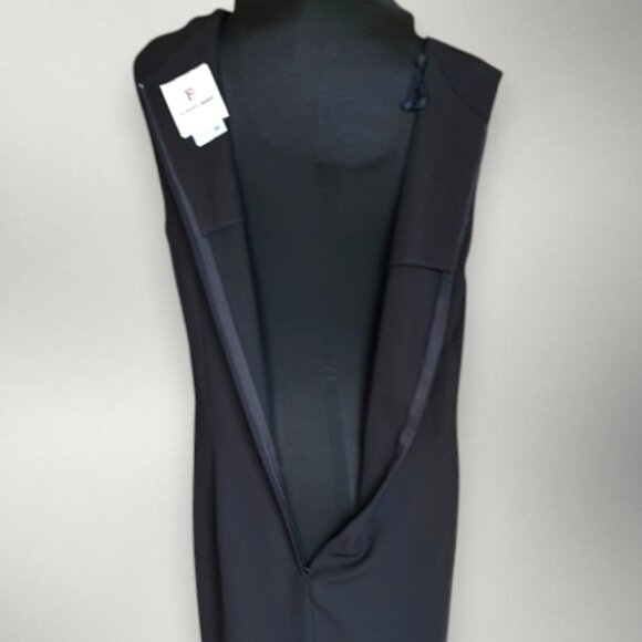 Vintage Fattaneh Bahari 2 Piece Black Blazer Dress Size 16 - Picture 10 of 15